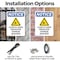 Signmission Radiation & Laser Sign, 10 in H x 7 in W, Plastic, Rectangle OS-2PACK-NS-P-710-V-10605 - alternate 5